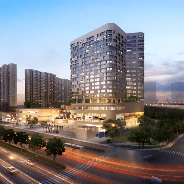 Office building 3D Architectural Walkthrough animation by Cloudzure, showcasing creative design and architectural details.